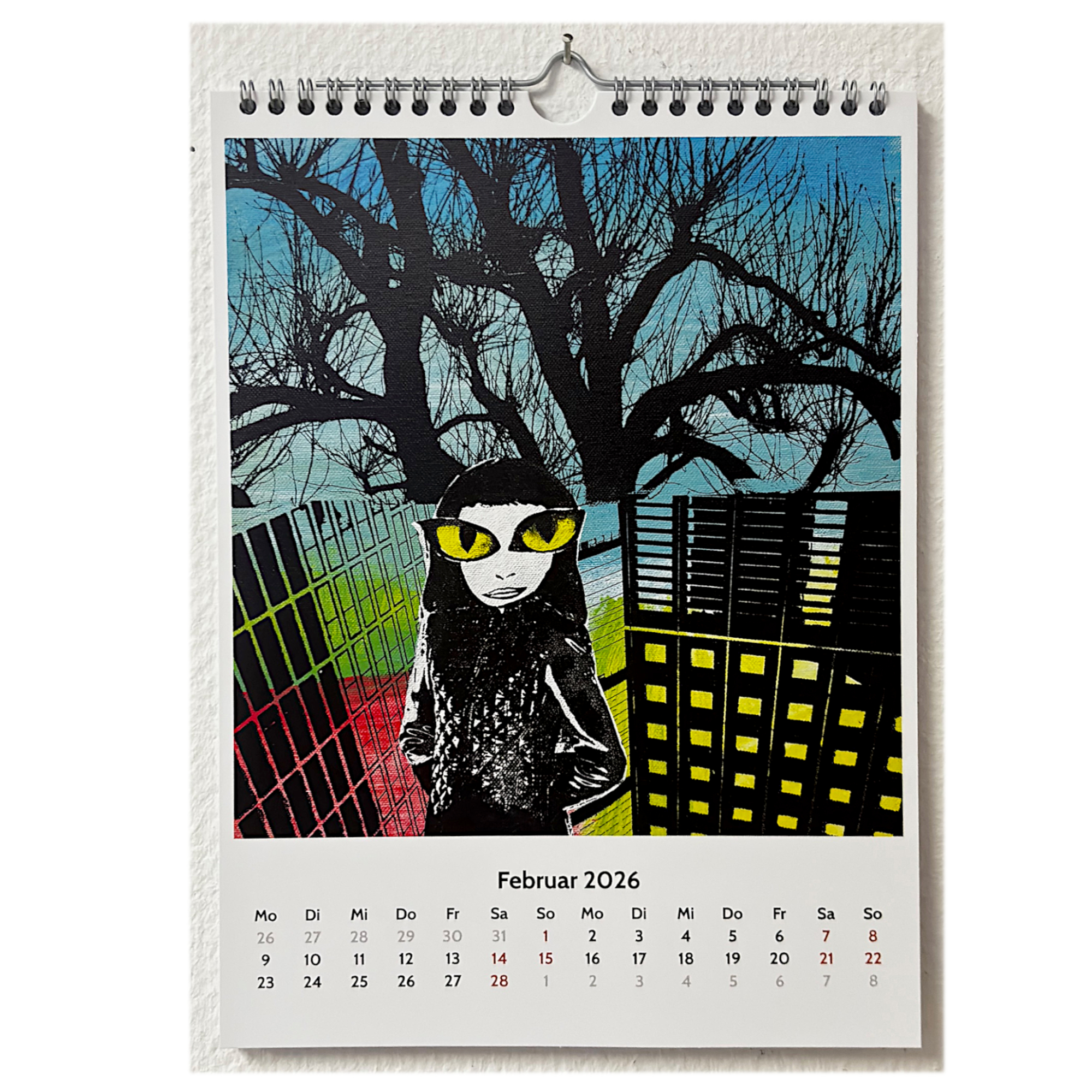 Urban girl, ein Augenmädchen Bild.