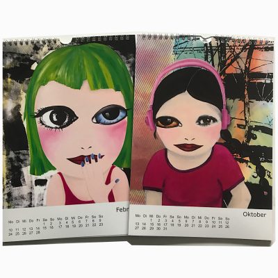 Augenmädchen Kalender 2025 – Bild 2